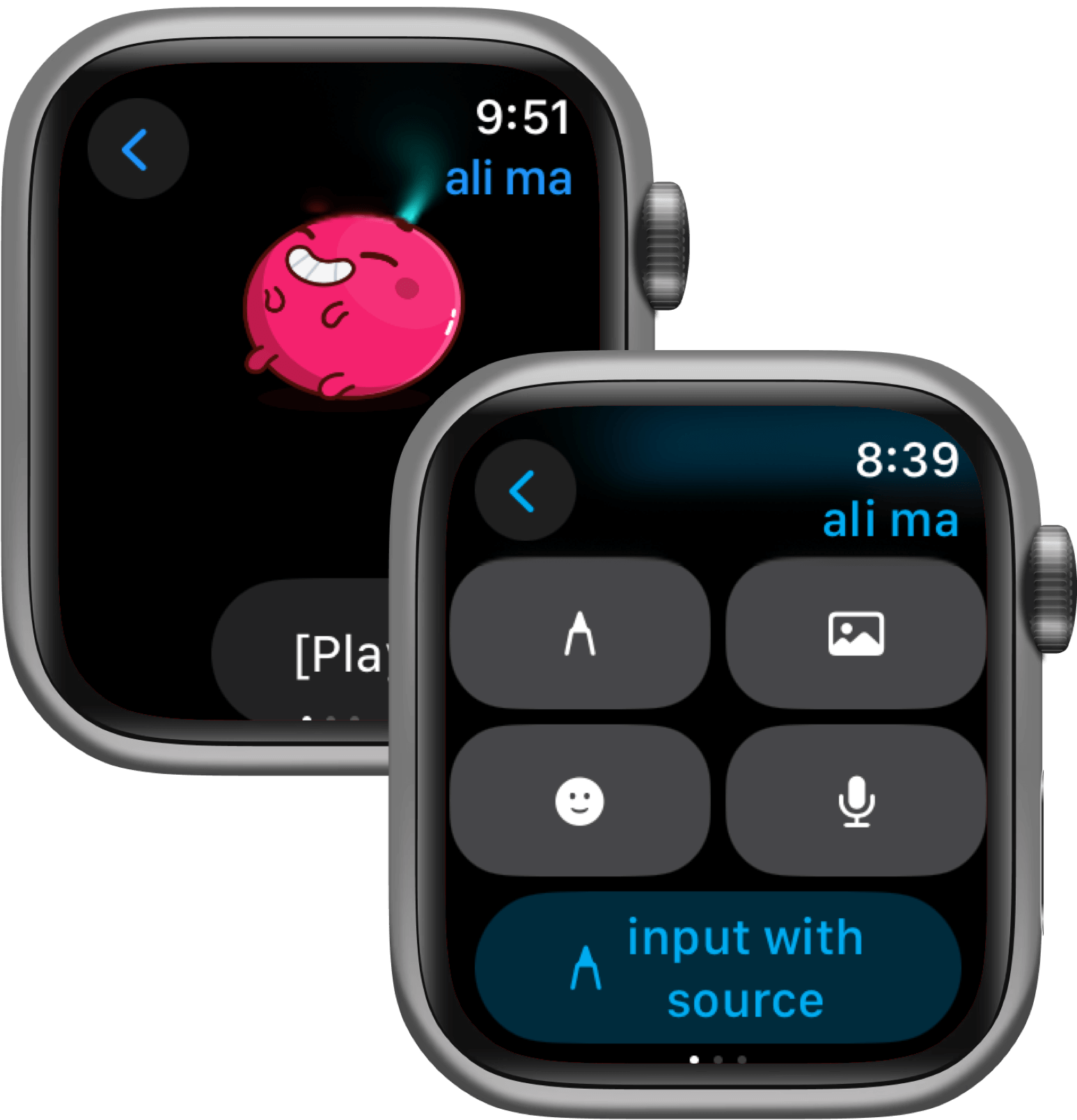 quick reply Telegram messages on apple watch